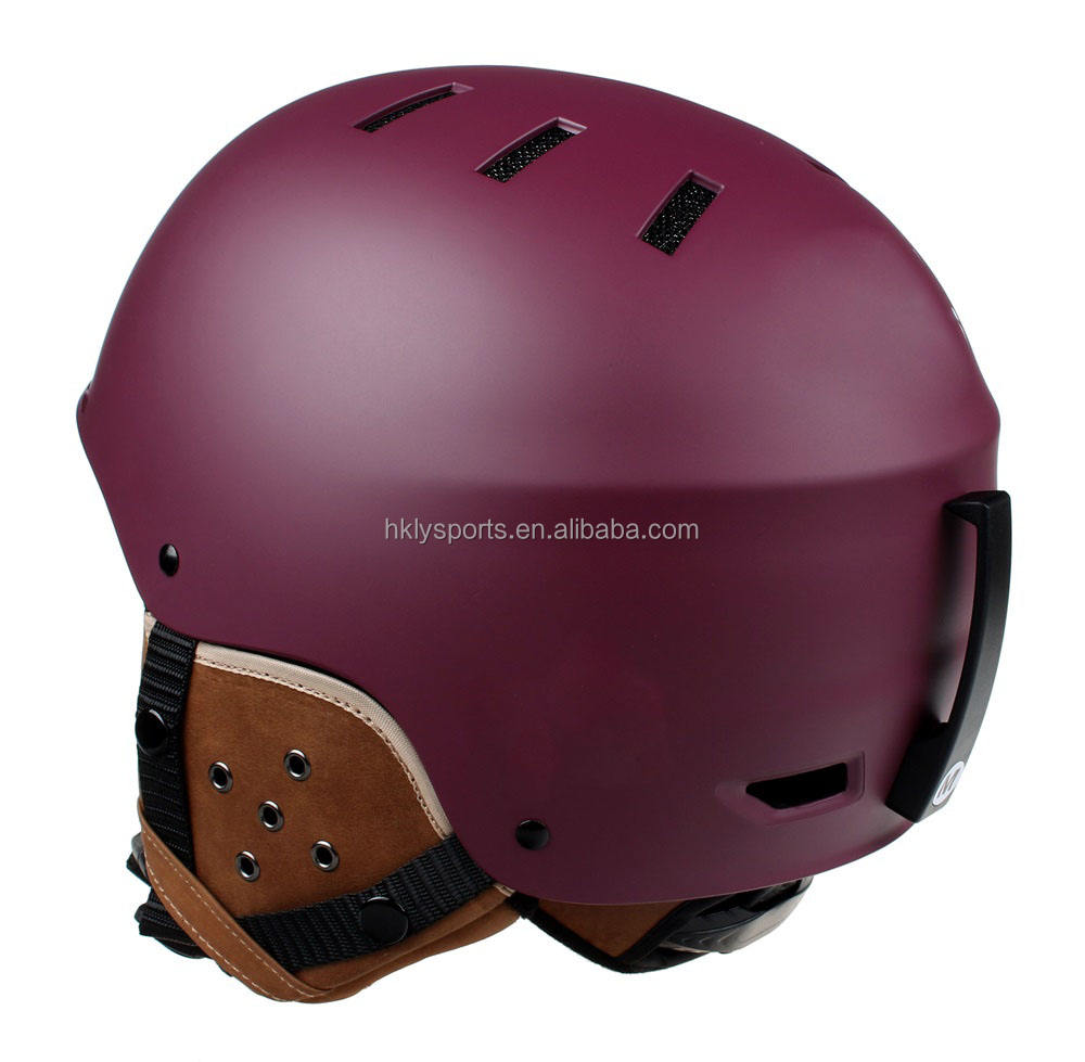Casco protector del patinaje sobre hielo de los deportes de la nieve del casco del esquí del ABS con el CE ASTM aprobado