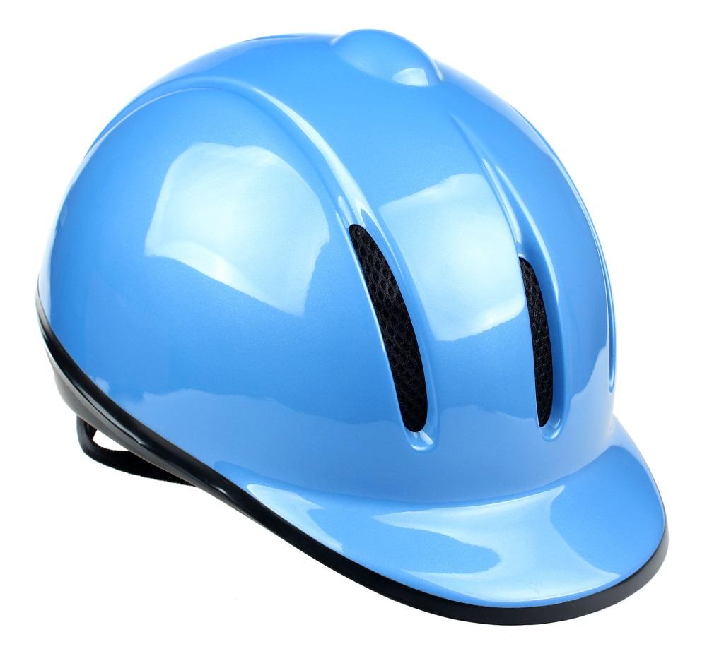 Casco protector para equitación, elegante casco ecuestre recubierto de cuero