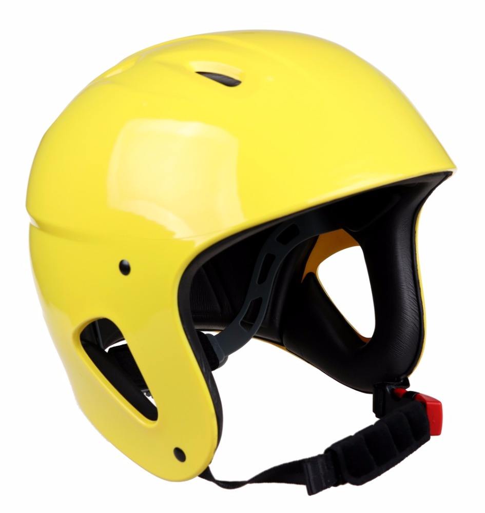 Nuevo diseño ABS Shell deportes acuáticos casco de piragüismo salvaje casco de esquí acuático