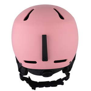 Cascos para deportes de nieve y snowboard para adolescentes y adultos, casco de esquí al aire libre, color rosa
