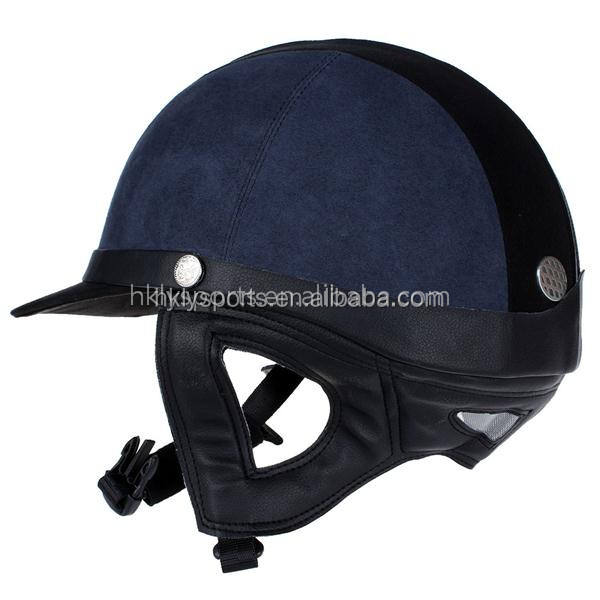 Casco ecuestre para montar a caballo LY28 de alta calidad Shengtao con carcasa de ABS recubierta de súper fibra