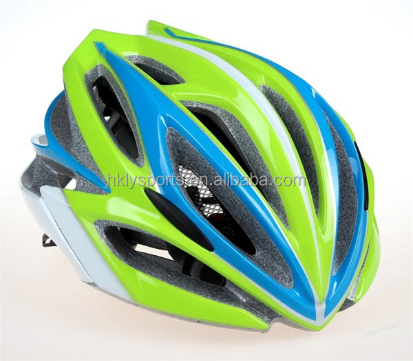 Monte en bicicleta el casco de ciclo adulto verde del casco de ciclo del En-molde de la PC de encargo de la seguridad del casco