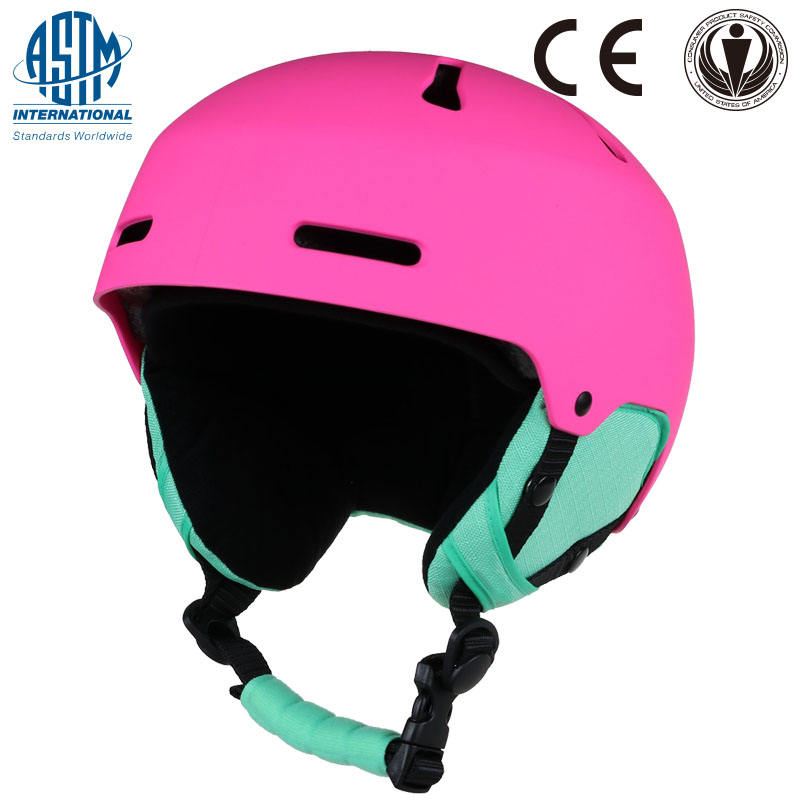 Casco de esquí para niños, almohadillas desmontables para snowboard, casco de esquí, casco de patinaje de invierno para niños