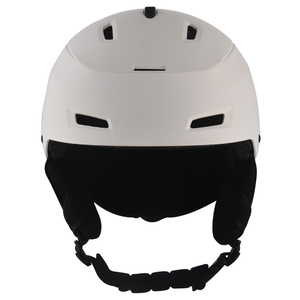 Casco protector de la nieve del casco de encargo colorido de la snowboard del esquí para el blanco adulto