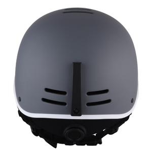 Venta al por mayor CE certificado casco de esquí para adultos Skiboard seguridad Scooter eléctrico casco de tabla de esquí para adultos gris