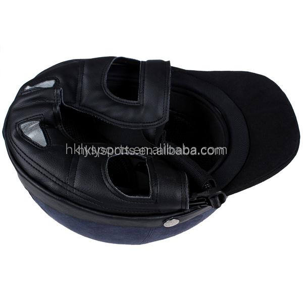 Casco ecuestre para montar a caballo LY28 de alta calidad Shengtao con carcasa de ABS recubierta de súper fibra
