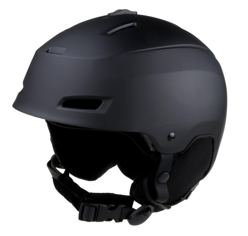 Casco protector de la nieve del casco de la snowboard del esquí de encargo colorido para el negro adulto