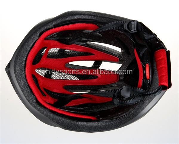 Casco deportivo en molde PC Shell EPS espuma casco de bicicleta de fibra de carbono