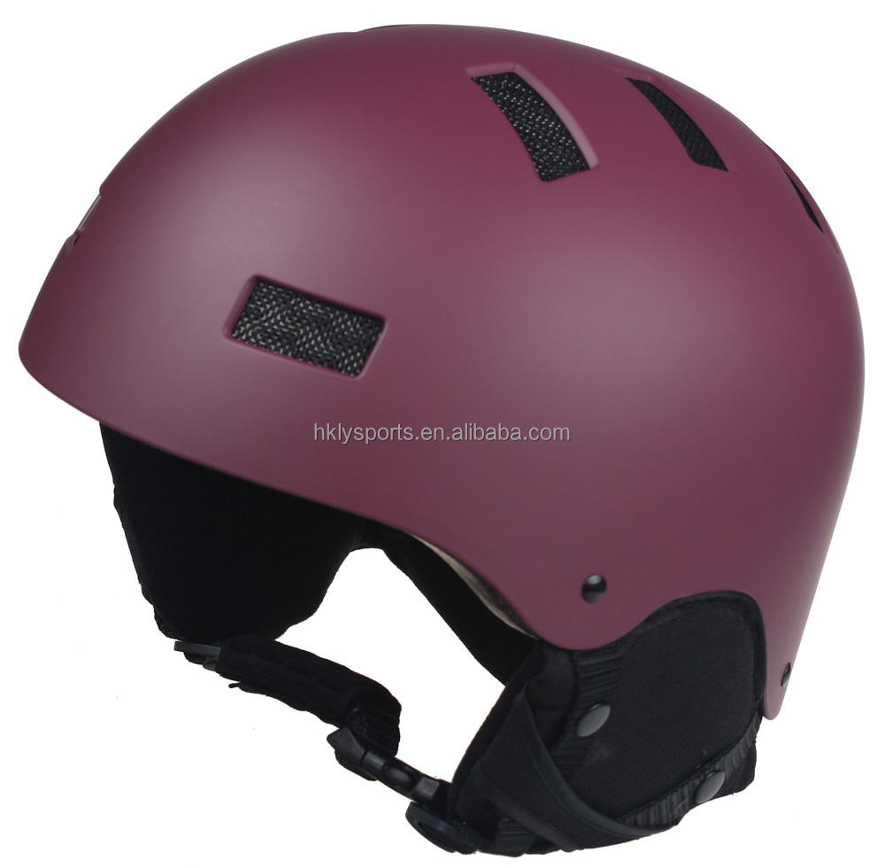 Carcasa de ABS certificada CE ASTM con Material de revestimiento EPS y casco de esquí deportivo, casco deportivo de invierno, cascos de esquí y snowboard