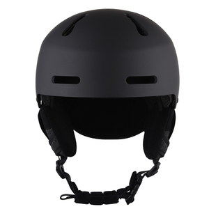 Cascos de snowboard para deportes de nieve para adolescentes y adultos y casco de esquí al aire libre negro