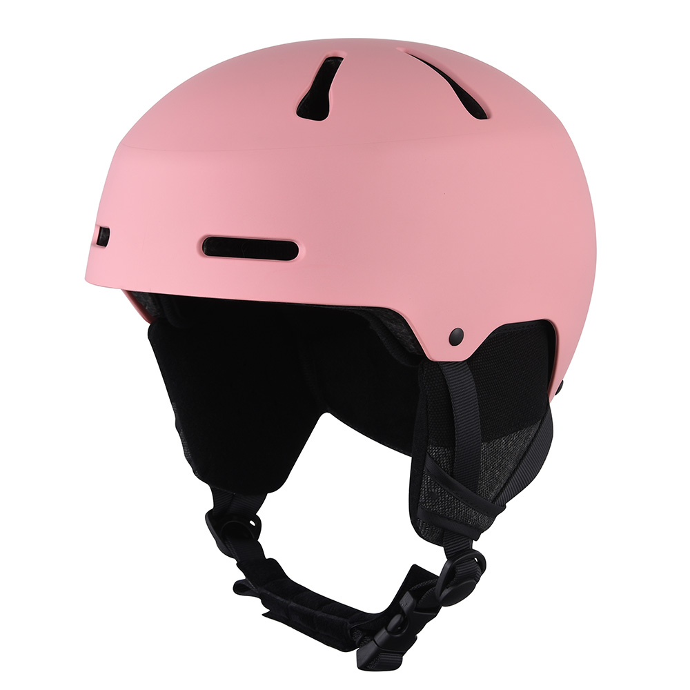 Cascos para deportes de nieve y snowboard para adolescentes y adultos, casco de esquí al aire libre, color rosa