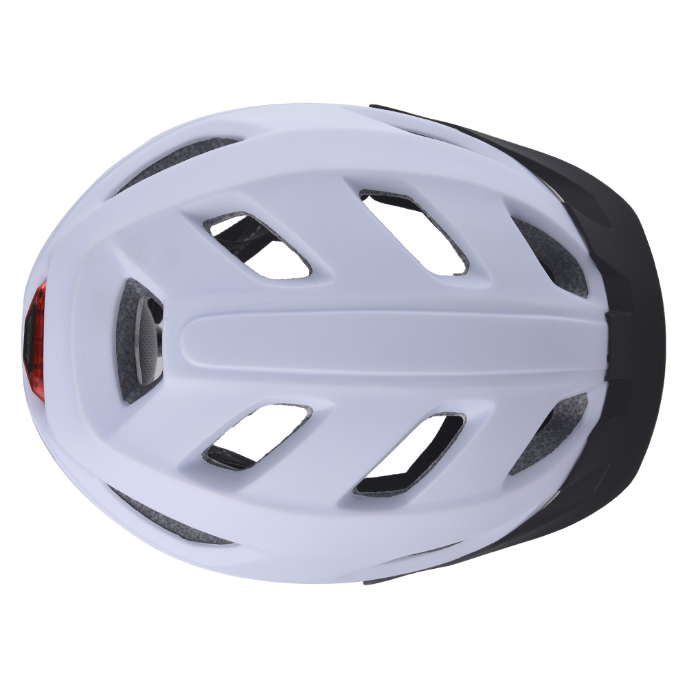 Nuevo casco de bicicleta con luz Led, casco de ciclismo en molde para PC, casco de bicicleta deportivo seguro para montar en carretera de montaña para adultos