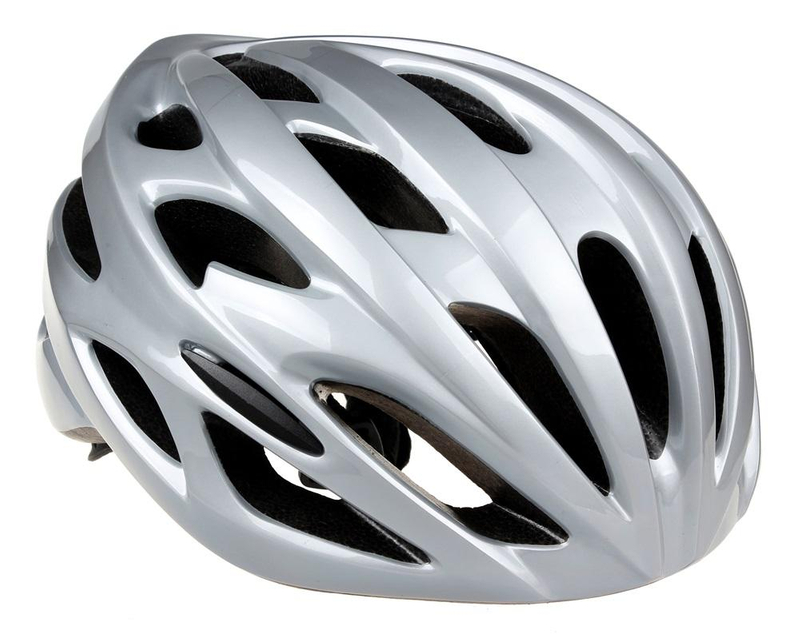 Casco de ciclismo de montaña con luz LED integralmente moldeado