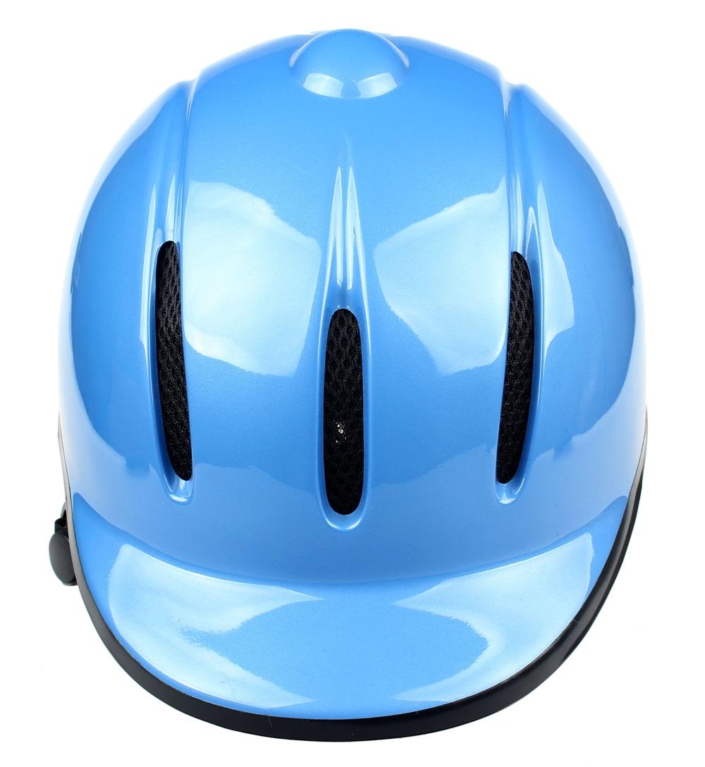 Casco protector para equitación, elegante casco ecuestre recubierto de cuero