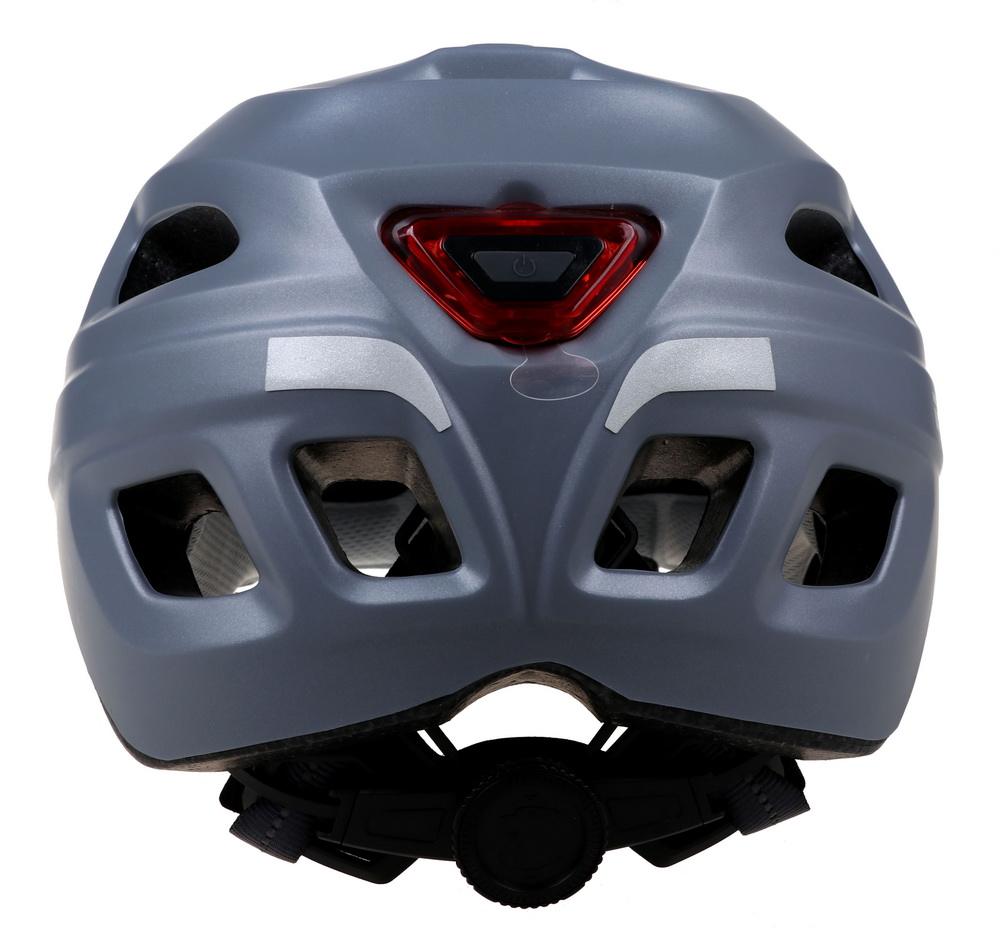 Casco de bicicleta ligero de seguridad para exteriores, casco protector de bicicleta con luz LED para adultos