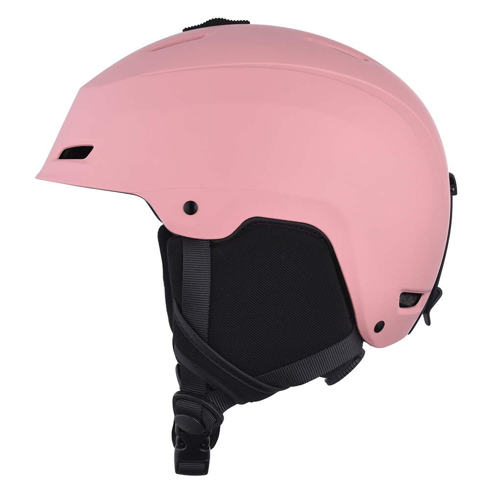 Casco protector de la nieve del casco de la snowboard del esquí de encargo colorido para el rosa adulto