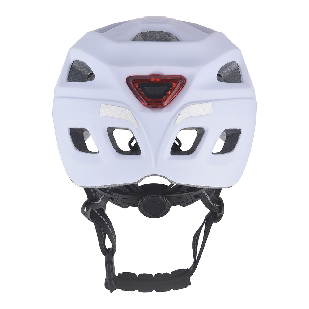 Nuevo casco de bicicleta con luz Led, casco de ciclismo en molde para PC, casco de bicicleta deportivo seguro para montar en carretera de montaña para adultos