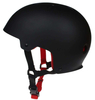 Diseño clásico de casco de skate negro con casco de skate con forro protector de sudor