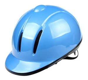 Casco protector para equitación, elegante casco ecuestre recubierto de cuero