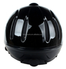 Casco ecuestre ajustable para equipo de caballo negro para adultos para niños