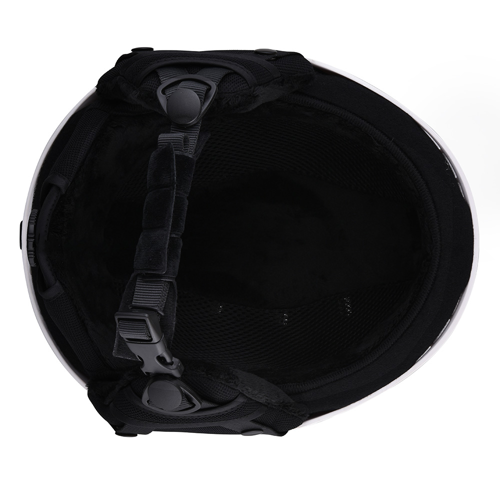 Equipo de deportes al aire libre aprobado por CE, casco de esquí, equipo de esquí, casco de Snowboard, blanco