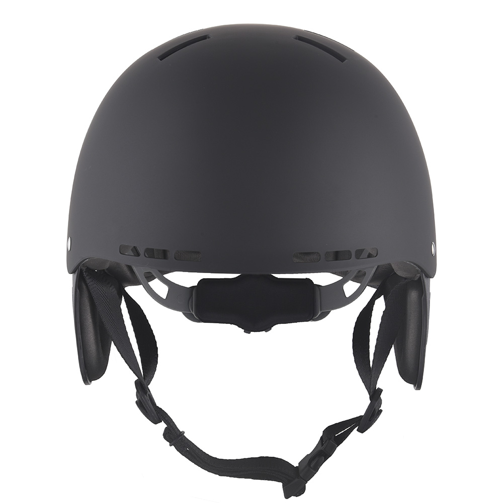 Cascos certificados de esquí, rafting, kayak, deportes acuáticos, color negro mate
