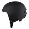 Certificación CE ABS Shell casco de esquí en nieve casco negro esquí