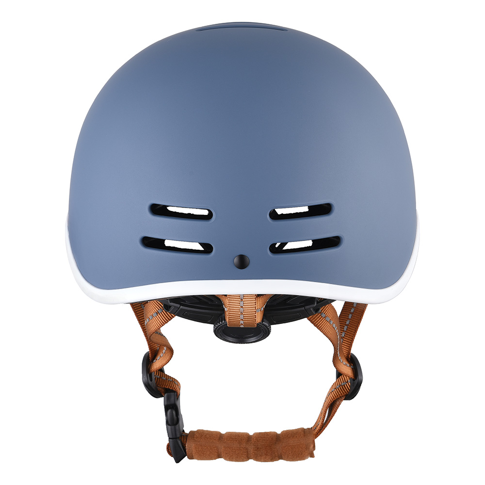 Venta al por mayor CE certificado casco de patinaje para adultos monopatín seguridad Scooter eléctrico patín casco para adulto azul