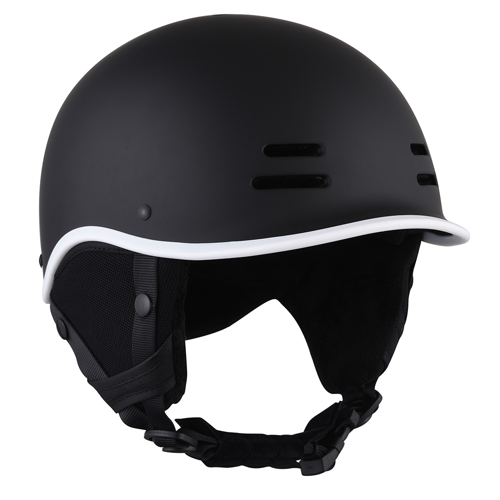 Casco de esquí de esquí de adultos certificado por el al mayor skiboard Safety Scooter Electric Ski Board Casco para negro para adultos