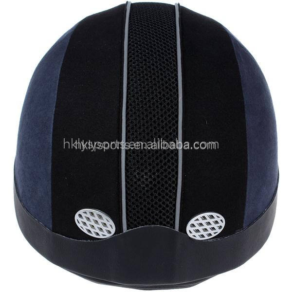 Casco ecuestre para montar a caballo LY28 de alta calidad Shengtao con carcasa de ABS recubierta de súper fibra