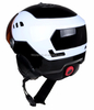 Casco de esquí para adultos en molde, patinaje de esquí, deportes de nieve, invierno, con cristal