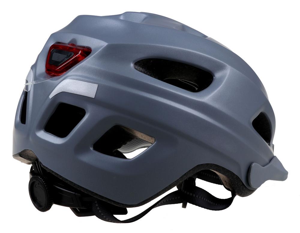 Casco de bicicleta ligero de seguridad para exteriores, casco protector de bicicleta con luz LED para adultos