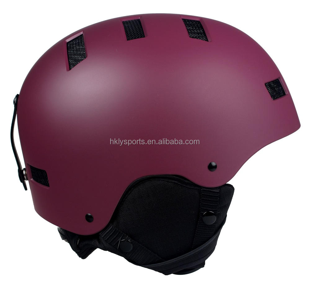 Carcasa de ABS certificada CE ASTM con Material de revestimiento EPS y casco de esquí deportivo, casco deportivo de invierno, cascos de esquí y snowboard
