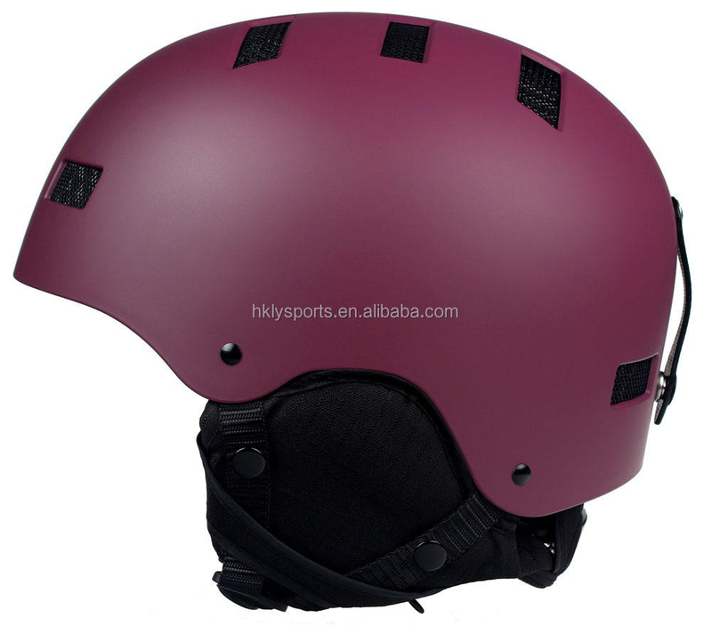 Carcasa de ABS certificada CE ASTM con Material de revestimiento EPS y casco de esquí deportivo, casco deportivo de invierno, cascos de esquí y snowboard