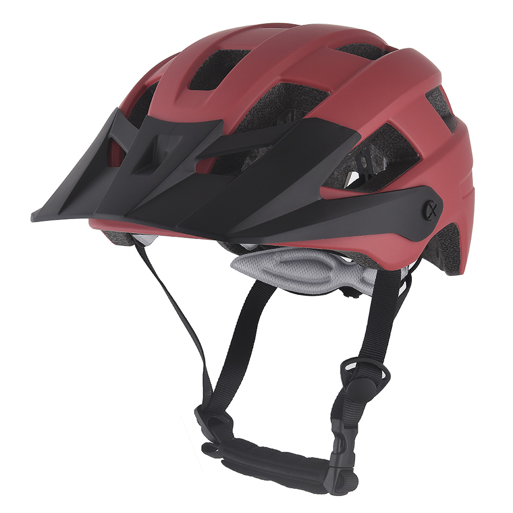 Casco de bicicleta Bicicleta de montaña Casco de ciclismo para ciclismo al aire libre Deporte rojo