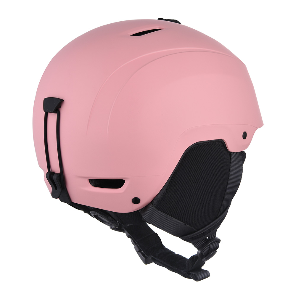 Casco protector de la nieve del casco de la snowboard del esquí de encargo colorido para el rosa adulto