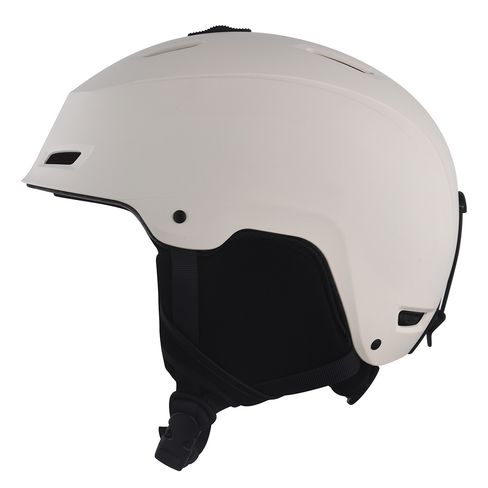 Casco protector de la nieve del casco de encargo colorido de la snowboard del esquí para el blanco adulto