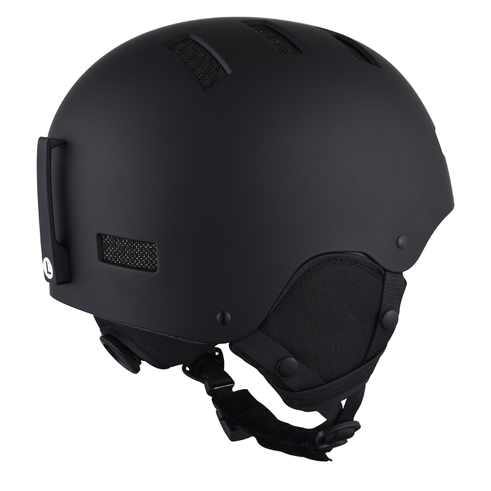 Casco de esquí de nieve profesional para exteriores, esquí de invierno, snowboard, extraíble, con certificación CE ASTM, seguridad para hombres, mujeres, jóvenes, cascos de esquí negros