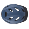 Nuevo casco de bicicleta con luz LED, casco de ciclismo en molde para PC, casco de bicicleta deportivo seguro para montar en carretera de montaña para adultos, azul
