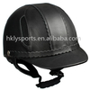 Casco de carreras de caballos, ABS recubierto de cuero, con certificado CE