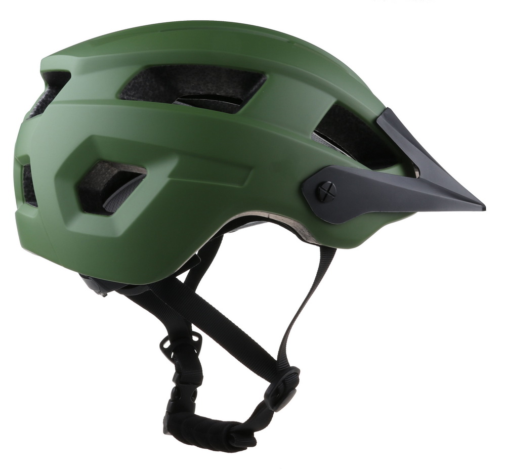 Casco de bicicleta de montaña ajustable CE CPSC, casco de ciclo protector con visera móvil, casco de bicicleta