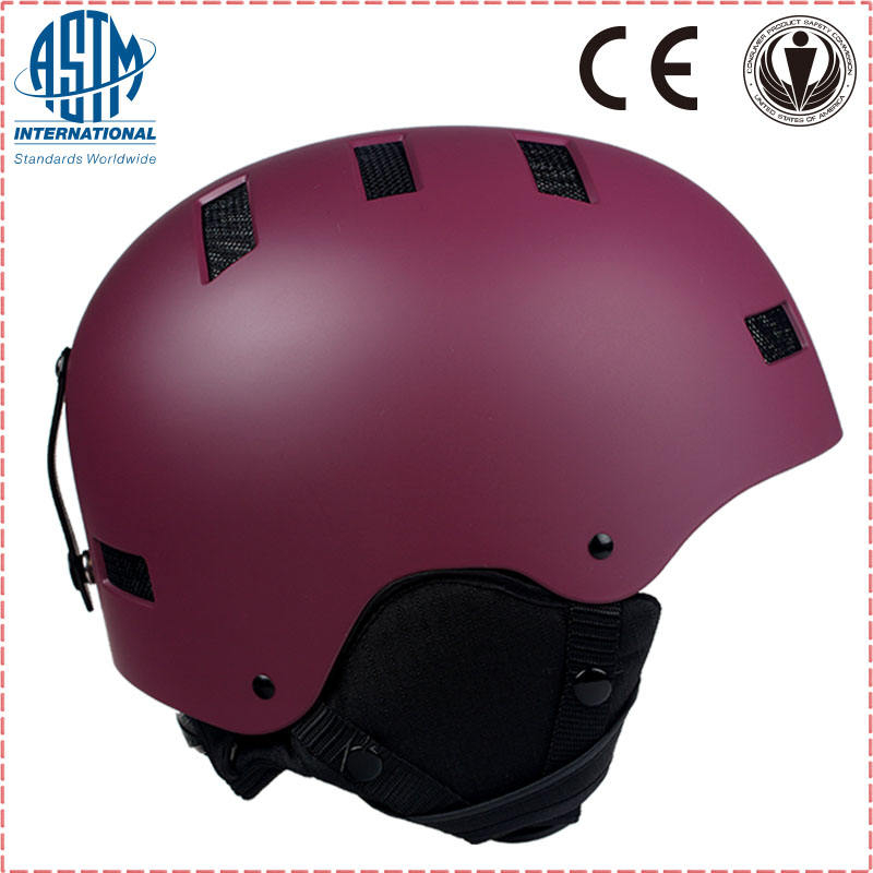 casco caliente del esquí de la venta del nuevo diseño 2017, casco popular de la snowboard, fábrica adulta del casco del monopatín