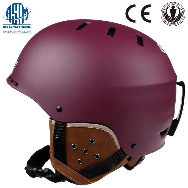 con protección casco de esquí, casco de patinaje sobre hielo, casco de esquí
