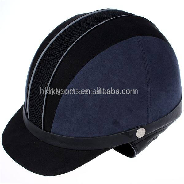 Casco ecuestre para montar a caballo LY28 de alta calidad Shengtao con carcasa de ABS recubierta de súper fibra