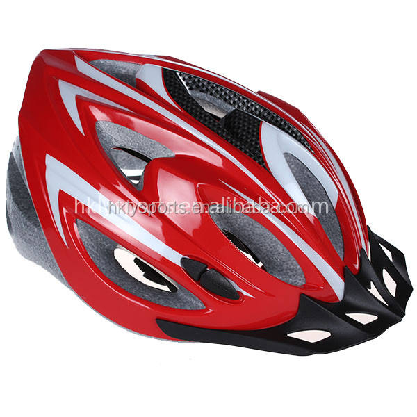 Casco de ciclista de PVC de fabricación china a la venta, casco de bicicleta de montaña