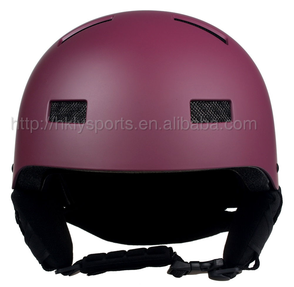 Casco de esquí y snowboard ABS casco deportivo de nieve a prueba de viento con CE ASTM