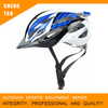Casco de bicicleta clásico blanco azul, casco de ciclismo ligero