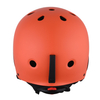 Certificación CE ABS Shell casco de esquí en nieve casco rojo esquí