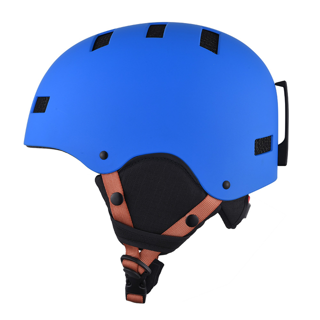 Casco de esquí de nieve profesional para exteriores, esquí de invierno, snowboard, extraíble, con certificación CE ASTM, seguridad para hombres, mujeres, jóvenes, cascos de esquí azules