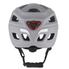 Nuevo casco de bicicleta con luz LED, casco de ciclismo en molde para PC, casco de bicicleta deportivo seguro para montar en carretera de montaña para adultos gris